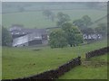 Looking down on Slate House Farm