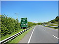 The A38 northbound towards the Ashburton turn off