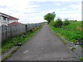 Ballochney Road, now closed off