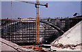 Construction of the Mill Hill Bridge