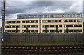 Glenpark Court from the railway