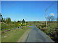 A minor road leading towards the B3212