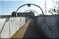 Across Pellet Street footbridge, Cardiff