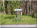 TM4679 : Elms Lane sign by Geographer