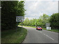 The A390 towards Tavistock