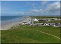 SH4356 : Dinas Dinlle from the hill fort by Richard Hoare