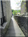 Footpath from Thornton Road - leading to Hugill Street