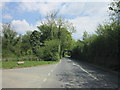 The A390 at the turn off for Merryhue