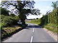 TM4778 : Entering Wangford on the B1126 Wangford Hill by Geographer