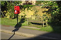 Bench by the Post on Fosters Booth Road