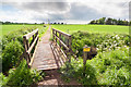 Footbridge over Langley Burn