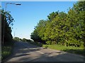 B1210 road crossing the A180