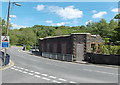 Remains of the fire-damaged Old Mill Hotel, Bargoed (1)