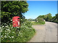 Postbox beside the road at Pulldown