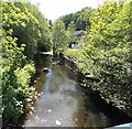 Confluence of the River Rhymney and Nant Bargod Rhymni, Bargoed