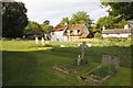 Houses near the church