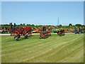 Farm machinery at Woodhams Farm