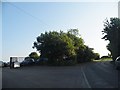 Car park entrance on Deanery Hill, Bocking