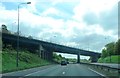 The A56 crosses the M66