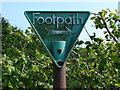 Footpath sign