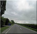 Bin day at Lilac Farm, alongside the A1103