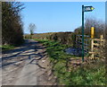 Footpath along Redburrow Lane