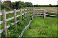 Gate on the footpath to Lower Shelton