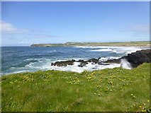 C9242 : The sea at Portballintrae by Kenneth  Allen