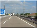 M54 motorway - eastbound at junction 2