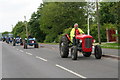 The Wolds Tractor Road Run 2013 arriving at Binbrook