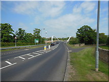 NU2311 : The A1068 Road Bridge crossing the River Aln , Lesbury by Bill Henderson