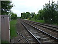 Railway heading north from Market Rasen Station