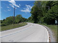 A483 heads away from Llanelwedd