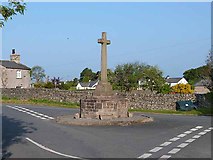 SD6282 : War memorial cross in Barbon village by Oliver Dixon