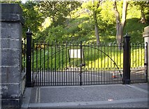NT2473 : Gated entrance to Princes Street Gardens by Stanley Howe