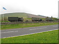 NT6906 : Army convoy at Carter Bar, English-Scottish border by David Hawgood