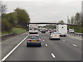 Footbridge near Bucklow Farm, Northbound M6