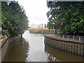 River Wandle from the Thames Path