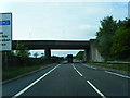 B7076 nears the A709 overbridge