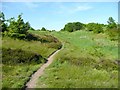 Footpath up a little valley