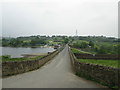 The dam at Doe Park Reservoir