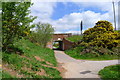 Cycle Route 6 approaching the bridge under Kirklington Road (A617)