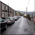 Cars in Carlyle Street, Abertillery