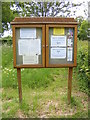 TM4584 : Sotterley Chapel Notice Board by Geographer