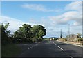 The B8 at its junction with the minor Ballykeel Road