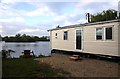 Mobile home by the lake