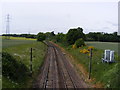 TM1238 : Railway Lines looking towards Colchester by Geographer