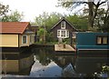 TQ0461 : Dwellings, Basingstoke Canal by Derek Harper