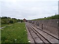 Rail tracks north of The Ropeworks