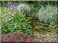 Pond in Garden in Monkswood Avenue, Waltham Abbey, Essex